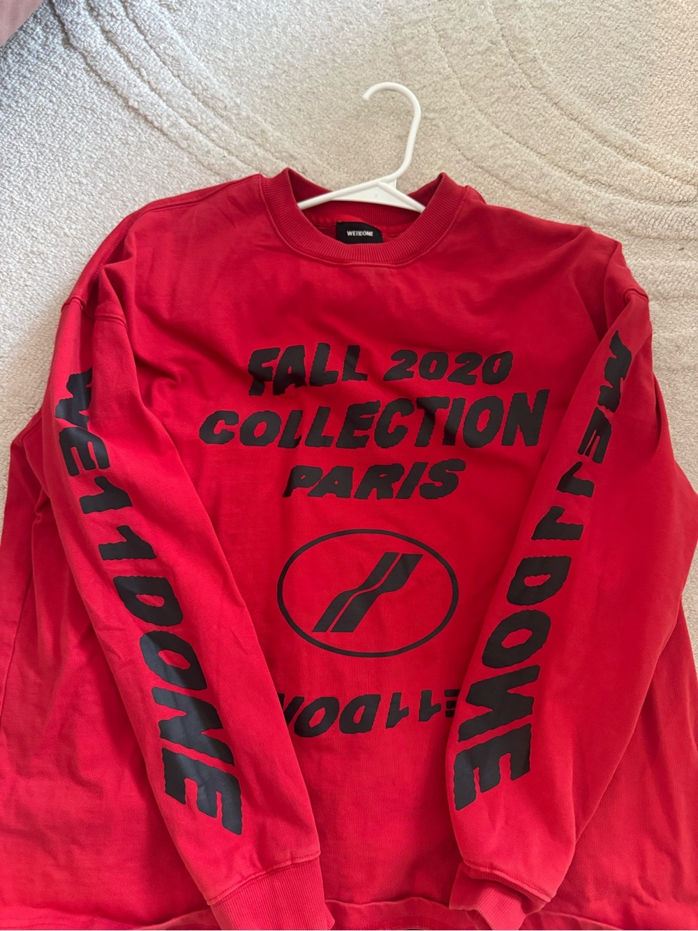 Red Long-Sleeve Graphic Tee - Fall 2020 Collection Paris